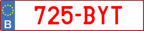 Truck License Plate