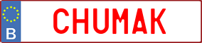 Truck License Plate
