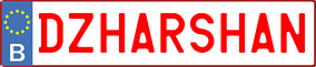 Truck License Plate