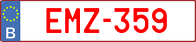 Truck License Plate