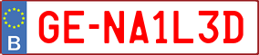 Truck License Plate