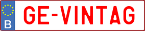 Truck License Plate