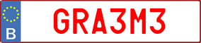 Truck License Plate