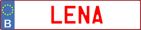 Truck License Plate