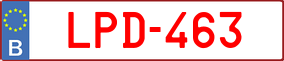 Truck License Plate