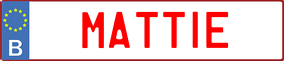 Truck License Plate
