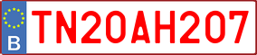 Truck License Plate