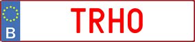 Truck License Plate