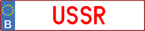 Truck License Plate