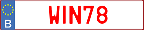 Truck License Plate