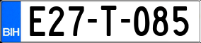 Truck License Plate