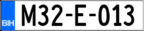 Truck License Plate