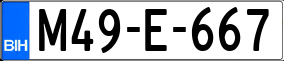 Truck License Plate