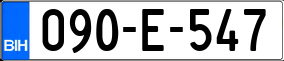Truck License Plate
