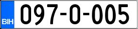 Truck License Plate