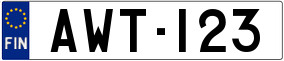Truck License Plate