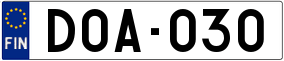 Truck License Plate
