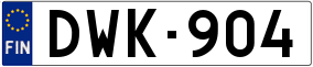 Truck License Plate