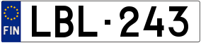 Truck License Plate