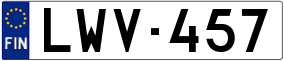 Truck License Plate