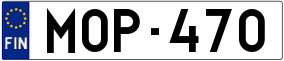 Truck License Plate