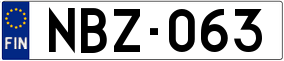 Truck License Plate