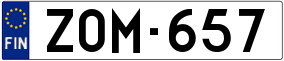 Truck License Plate
