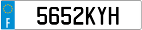Truck License Plate