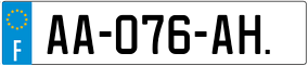 Truck License Plate