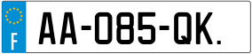 Truck License Plate