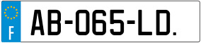 Truck License Plate