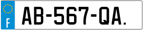 Truck License Plate