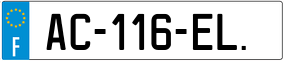 Truck License Plate