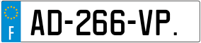 Truck License Plate