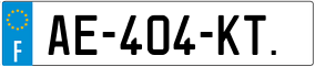 Truck License Plate