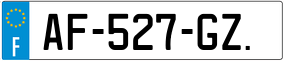 Truck License Plate