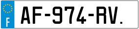Truck License Plate