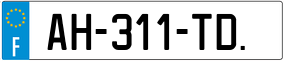 Truck License Plate