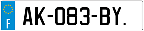 Truck License Plate