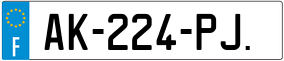 Truck License Plate