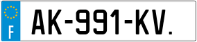 Truck License Plate