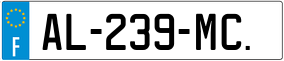 Truck License Plate