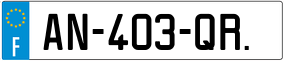 Truck License Plate