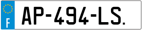 Truck License Plate