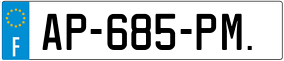 Truck License Plate