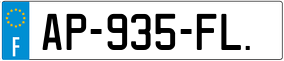 Truck License Plate
