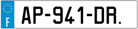 Truck License Plate