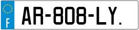 Truck License Plate