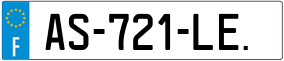 Truck License Plate
