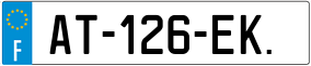 Truck License Plate